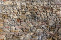 Brick and stone wall detail Royalty Free Stock Photo