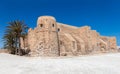 Medieval fortress Bordj El Kebir at Mediterranean coast of Tunisia near Houmt El Souk town. Djerba island Royalty Free Stock Photo