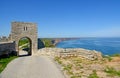 Medieval fortress on Cape Kaliakra Royalty Free Stock Photo