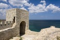 The medieval fortress on cape Kaliakra, Bulgaria Royalty Free Stock Photo