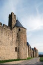 Medieval fortress Carcasson in France Royalty Free Stock Photo