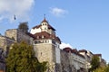 Medieval Fortress and Church Royalty Free Stock Photo