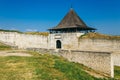 Medieval fortress in the Khotyn town West Ukraine Royalty Free Stock Photo