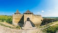 Medieval fortress in the Khotyn town West Ukraine Royalty Free Stock Photo