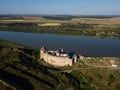 Medieval fortress in the Khotyn town West Ukraine. The castle is the seventh Wonder of Ukraine