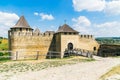 Medieval fortress in the Khotyn town West Ukraine Royalty Free Stock Photo