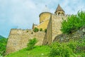 The medieval fortress in Mtskheta-Mtianeti Region Royalty Free Stock Photo