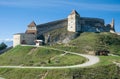 Medieval fortress in Rasnov Royalty Free Stock Photo