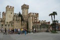 Medieval fortress in Sirmione, Italy