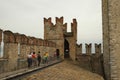 Medieval fortress in Sirmione, Italy