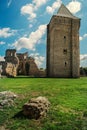 Medieval fortress from the 14th century in town Bac,Serbia Royalty Free Stock Photo