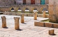 Medieval fountain. Laterza. Puglia. Italy.