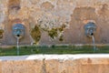 Medieval fountain. Laterza. Puglia. Italy.