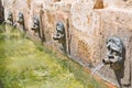 Medieval fountain. Laterza. Puglia. Italy.