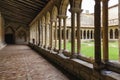 Medieval French Cloisters Royalty Free Stock Photo