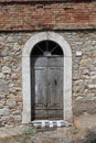 Medieval front door Royalty Free Stock Photo