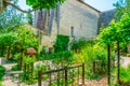 Medieval garden in the french city Uzes