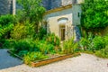 Medieval garden in the french city Uzes