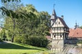Medieval gatehouse and bridge of the Steinfurt Castle Royalty Free Stock Photo