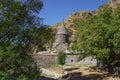 Medieval Geghard monastery complex Royalty Free Stock Photo