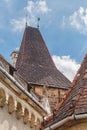 Gothic Renaissance castle Vajdahunyad in Budapest, Hungary Royalty Free Stock Photo