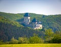 Medieval gothic royal castle Karlstejn near Prague, Czech Republic Royalty Free Stock Photo