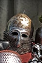 Medieval helmet Royalty Free Stock Photo