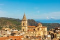 The medieval hill town of Francavilla di Sicilia