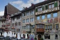 Colorful decorated facades in Stein am Rhein Royalty Free Stock Photo