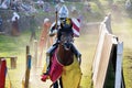 Medieval historic festival, knights competition