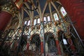 Iron fence - Saint-Germain Des Pres church Royalty Free Stock Photo