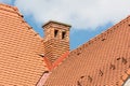 Medieval House Brick Chimney Royalty Free Stock Photo