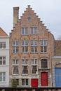 Medieval house in the center of Bruges, Belgium