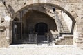 Medieval house entrance, Stairs connecting the basement to the second floor