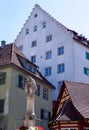 Medieval house facade in Meersburg, Germany Royalty Free Stock Photo