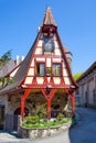 Medieval house in Rothenburg ob der Tauber