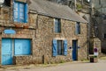 Medieval house and small church Royalty Free Stock Photo