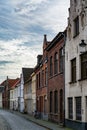 Medieval houses in Bruges Royalty Free Stock Photo