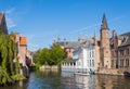 Medieval houses of Bruges, Begium Royalty Free Stock Photo