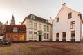 Medieval houses in the Dutch city of Zutphen Royalty Free Stock Photo