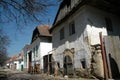 Medieval houses in Rametea, Torocko, Transylvania Royalty Free Stock Photo