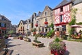 Medieval houses at Rochefort en Terre Brittany in north western France