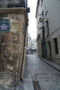 Medieval houses at Rue Francois Miron, Paris