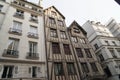 medieval houses at Rue Francois Miron, Paris