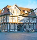 Medieval housing of Innenstadt, Braunschweig, Germany Royalty Free Stock Photo