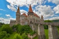 Medieval Hunyad Corvin castle, Hunedoara town,Transylvania region, Romania,Europe Royalty Free Stock Photo