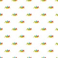 Medieval jester pattern seamless vector