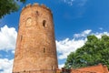 Medieval Kamyenyets Tower or White Tower in Belarus Royalty Free Stock Photo
