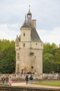 Medieval keep at the Chateau. Chenonceaux. France Royalty Free Stock Photo