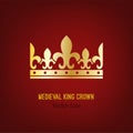 Medieval king crown